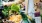 a person holding a shopping cart full of vegetables